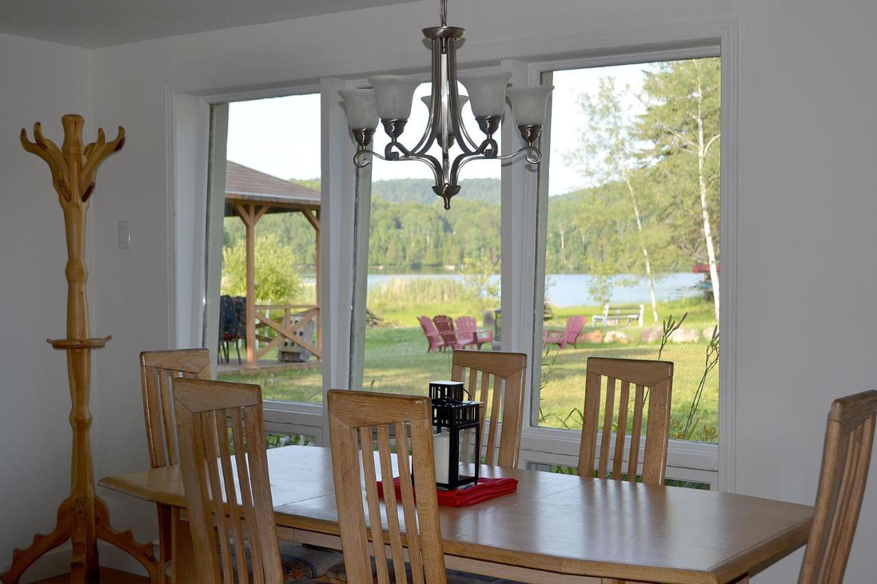 Les 4 Chalets - Le 605 Lac-Saint-Paul 외부 사진