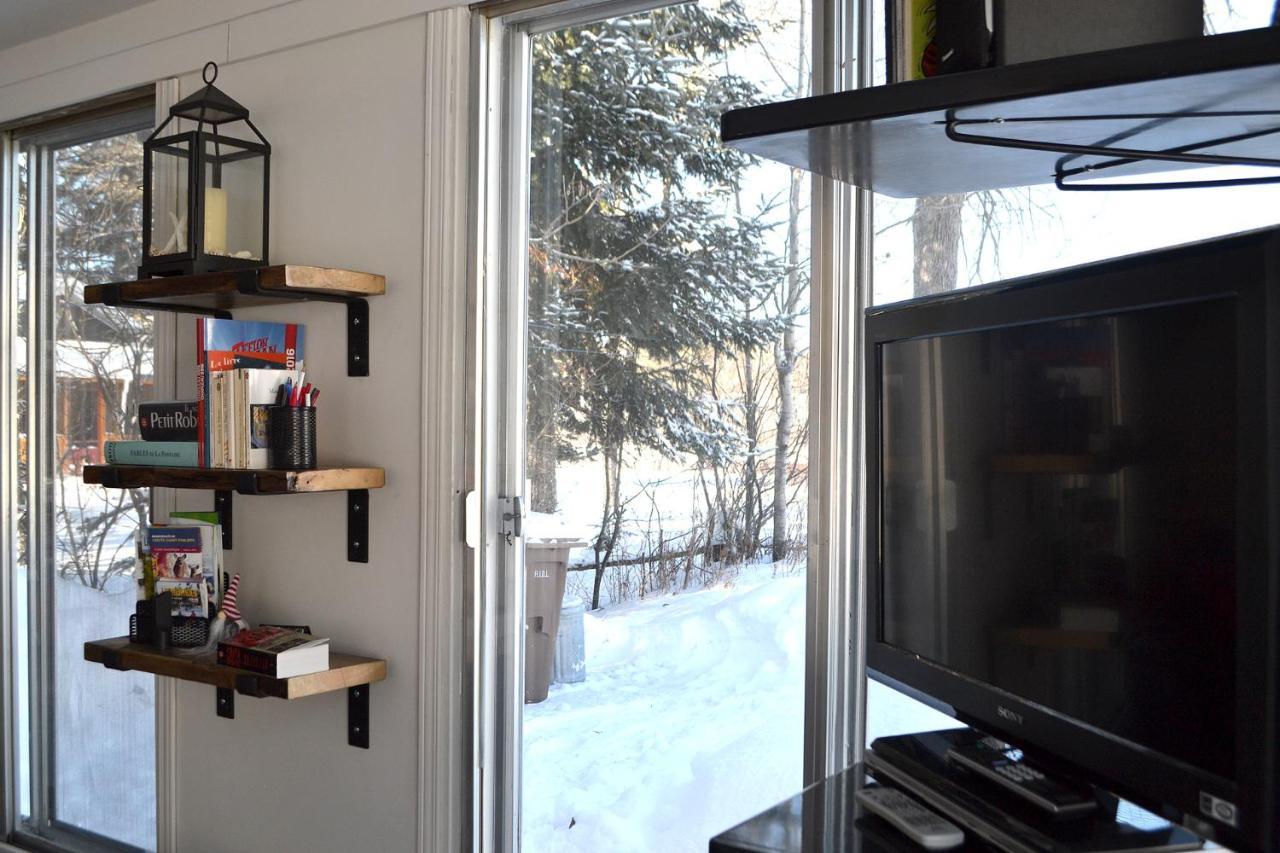 Les 4 Chalets - Le 605 Lac-Saint-Paul 외부 사진