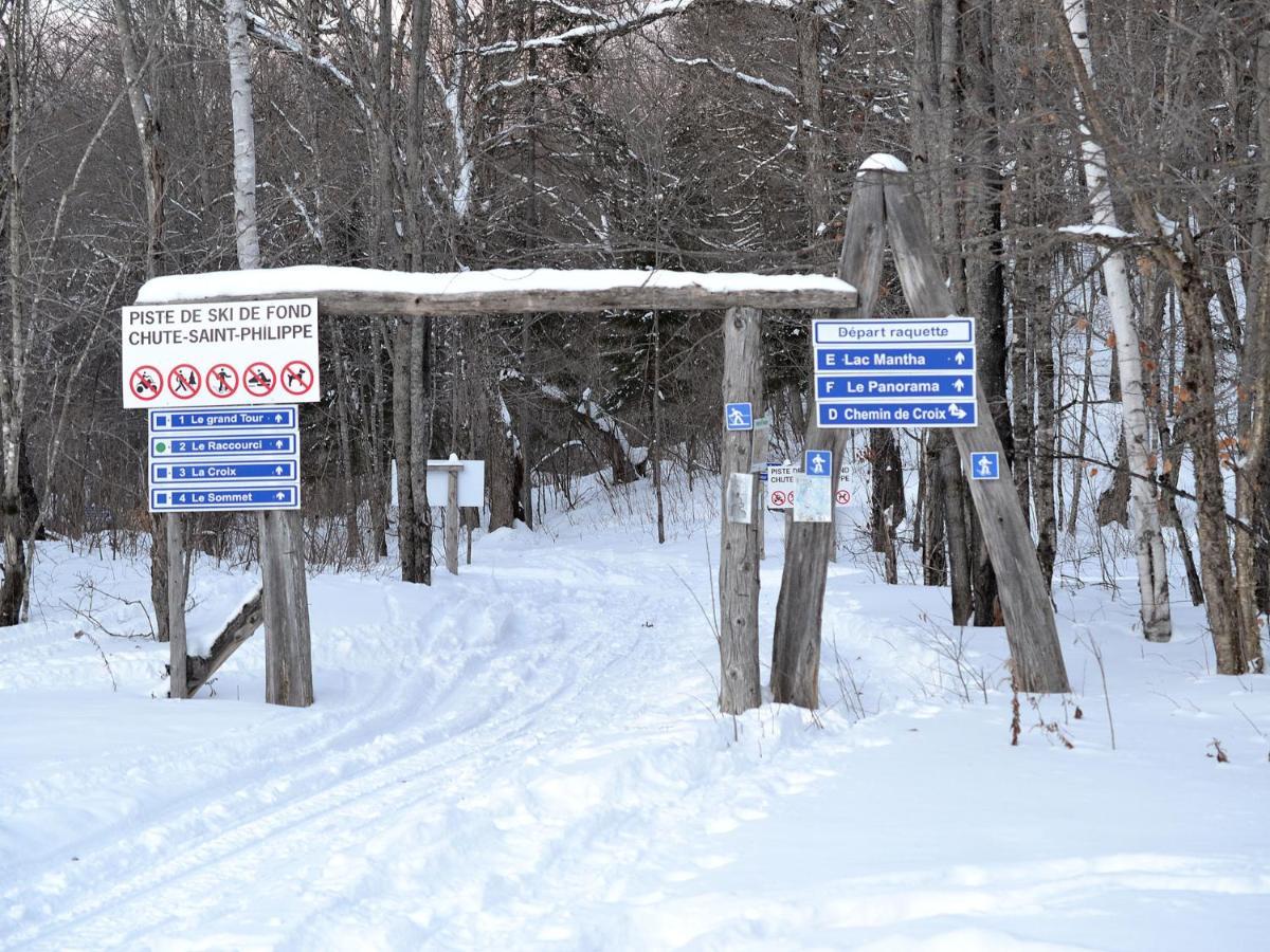 Les 4 Chalets - Le 605 Lac-Saint-Paul 외부 사진