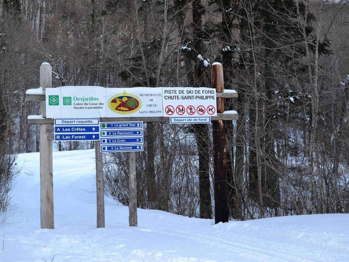 Les 4 Chalets - Le 605 Lac-Saint-Paul 외부 사진